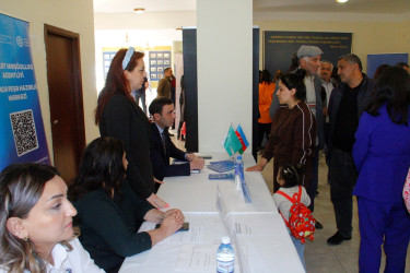 Naftalanda əmək yarmarkası keçirilib