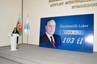 “Ulu Öndər Heydər Əliyevin irsi milli sərvətimizdir” mövzusunda tədbir keçirilib
