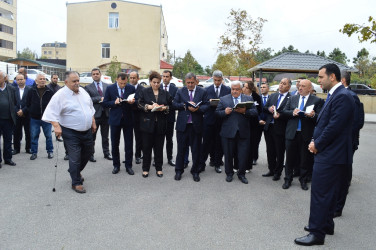 Naftalan Şəhər İcra Hakimiyyətinin başçısı sakinlər ilə növbəti görüş keçirib