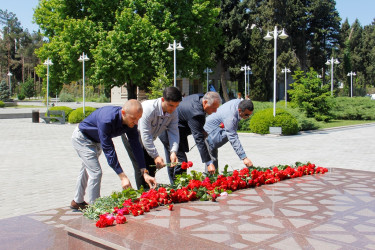 The memory of the Great Leader is honored in Naftalan