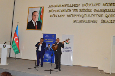 “Aşıq Ələsgərin anım tədbirləri” layihəsi çərçivəsində ilk tədbir keçirilib