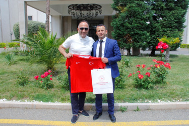 Türkiyəli qonaqlar Naftalanda olublar