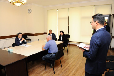 The next reception of citizens was held