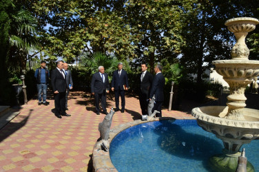 Şəhər İcra Hakimiyyətinin başçısı parklara baxış keçirib