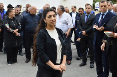 Naftalan Şəhər İcra Hakimiyyətinin başçısı sakinlər ilə növbəti görüş keçirib