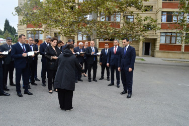 Naftalan Şəhər İcra Hakimiyyətinin başçısı sakinlər ilə növbəti görüş keçirib