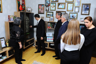Была совершена встреча с семьёй шехида Бехтияра Асланова
