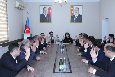 An extraordinary plenary meeting was held at the Naftalan City Committee