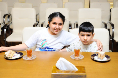 A meeting was held with the children of martyrs and veterans
