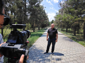 CBC TV and radio company conducted filming in Naftalan within the framework of the " Year of Urban Planning and architecture