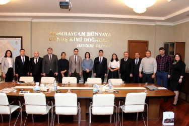 A meeting with representatives of the leading media of the western region took place in Naftalan