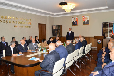 Naftalan şəhər Ağsaqqallar Şurasının hesabat-seçki konfransı keçirilib