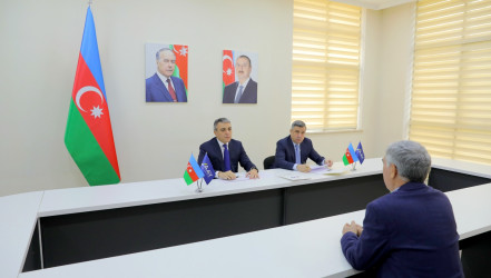 AAYDA-nın İdarə heyətinin sədri Naftalanda vətəndaşları qəbul edib